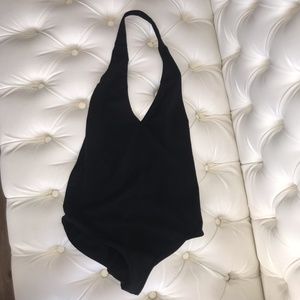American Apparel Halter Bodysuit